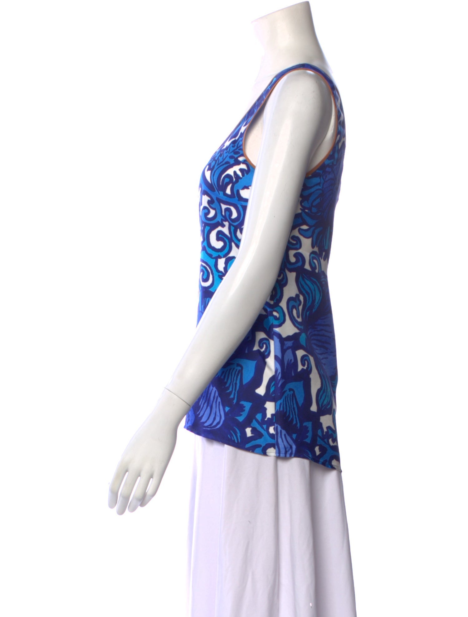 La DoubleJ Silk Printed Top